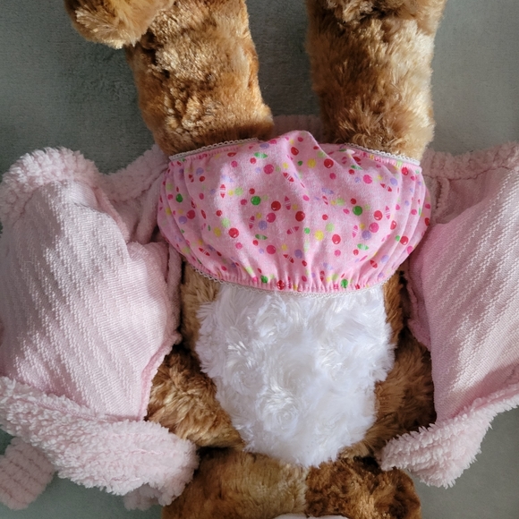 Build a Bear Workshop Pawlette Bunny Rabbit Tan Brown 15" Stuffed Animal Plush - Picture 6 of 7